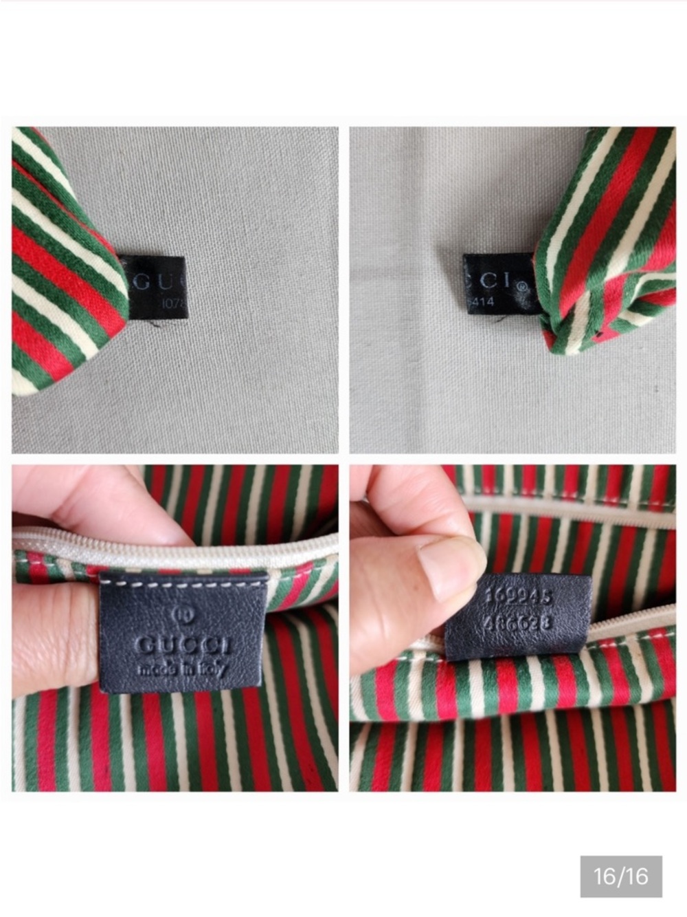 REPOSHING Gucci Brown GG Canvas Tote with Black Leather Trim - Picture 10 of 10